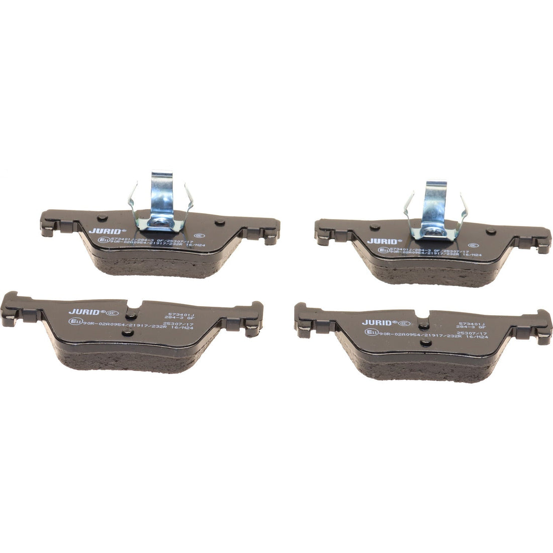 Rear brake pad set 34206873094