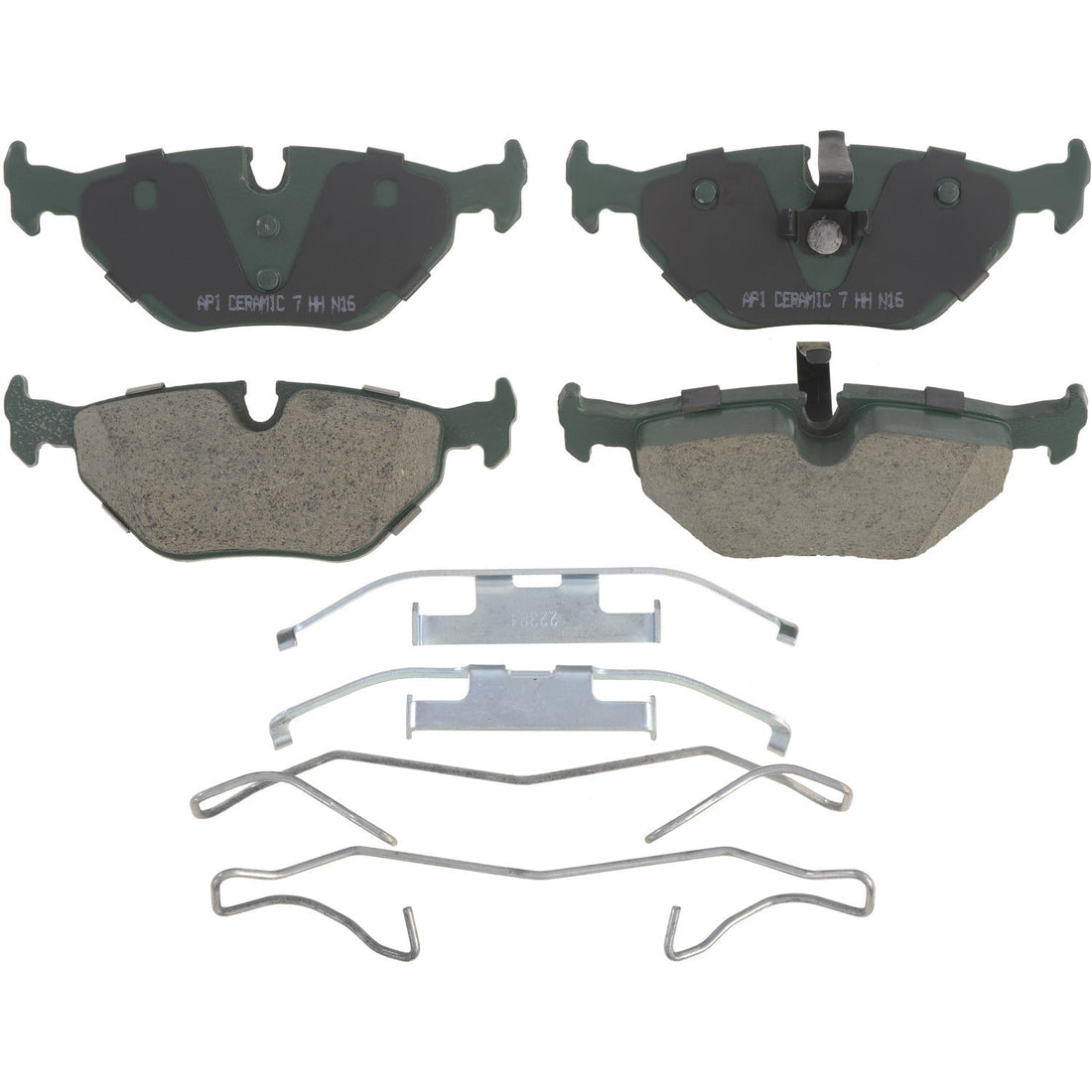 Rear brake pad set 34216761239