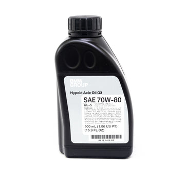 Genuine BMW Hypoid Axle Oil G3 70W-80 0.5 liter 83222413512, product photo