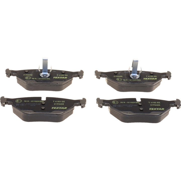 Textar 2193402 low-metallic rear brake pad set, BMW 34216778168