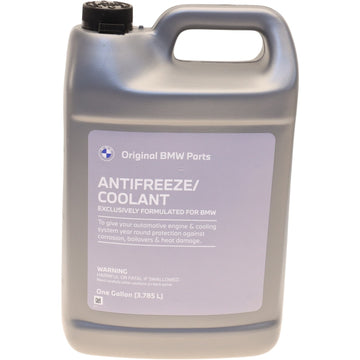 Genuine BMW Antifreeze/Coolant concentrate, one gallon jug with black cap, BMW part 82141467704