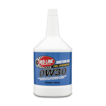 Red Line 0W30 full synthetic motor oil, 1 US quart (946 mL) bottle