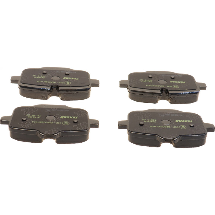 Textar 2470401 low-metallic rear brake pad set, BMW 34216870552