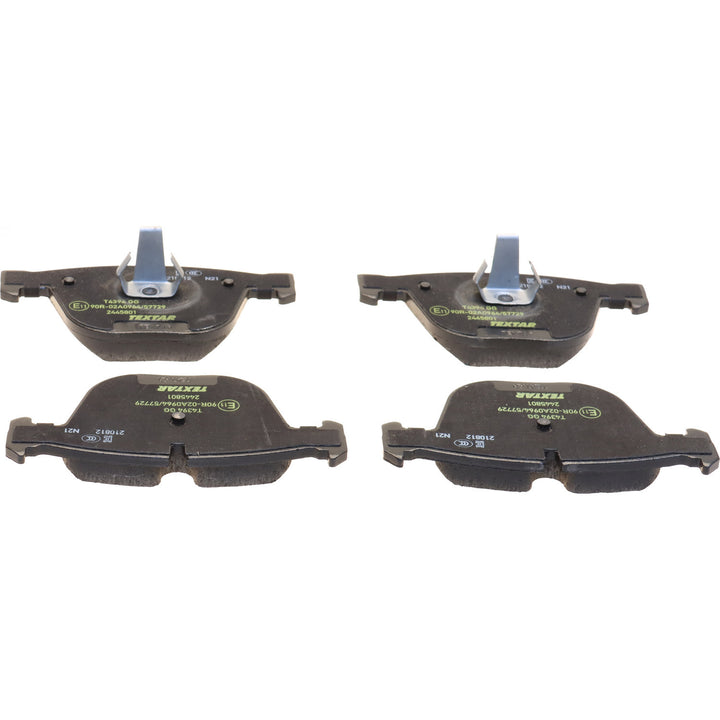 Textar 2445801 low-metallic rear brake pad set, BMW 34216794879
