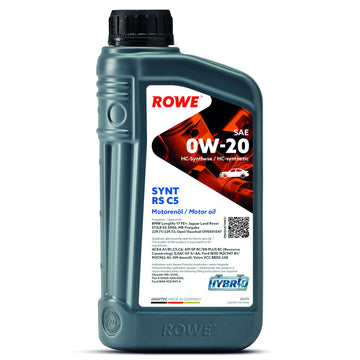 ROWE Hightec Synt RS C5 SAE 0W-20 engine oil, 1 liter bottle, maker photo