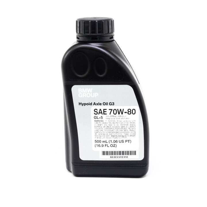 Genuine BMW Hypoid Axle Oil G3 70W-80 0.5 liter 83222413512, product photo
