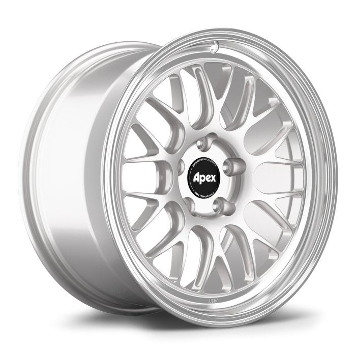 Apex ML-10RT Forged Wheels - Machined Lip Race Silver