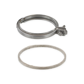 Turbo joint set for B46 and B48 BMW: V-band clamp and Elring gasket ring