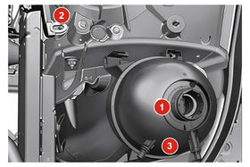 B58 expansion tank and vent hose