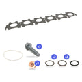 What's in the box: BMW B58 Turbo Install Kit, Gen 2 B58 (B58D), for G20 M340i, Z4 M40i, X3 X4 M40i 2019-2020: Manifold Gasket, 7 Nuts, 7 Bolts, Line O-Rings, Downpipe Gasket