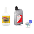 What's in the box: BMW G20 330i xDrive Differential Fluid Kit, Built to 02/2020: Red Line G2 Front, Febi G3 Rear, 3 Screw Plugs