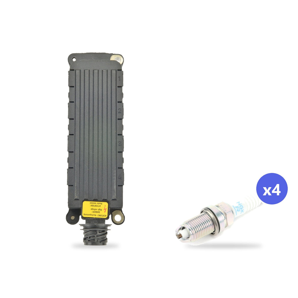What's in the box: BMW M44 Ignition Coil and Spark Plug Kit 1996-1999: 1 Bosch 0 221 503 489 Ignition Coil, 4 NGK 2288 Spark Plugs