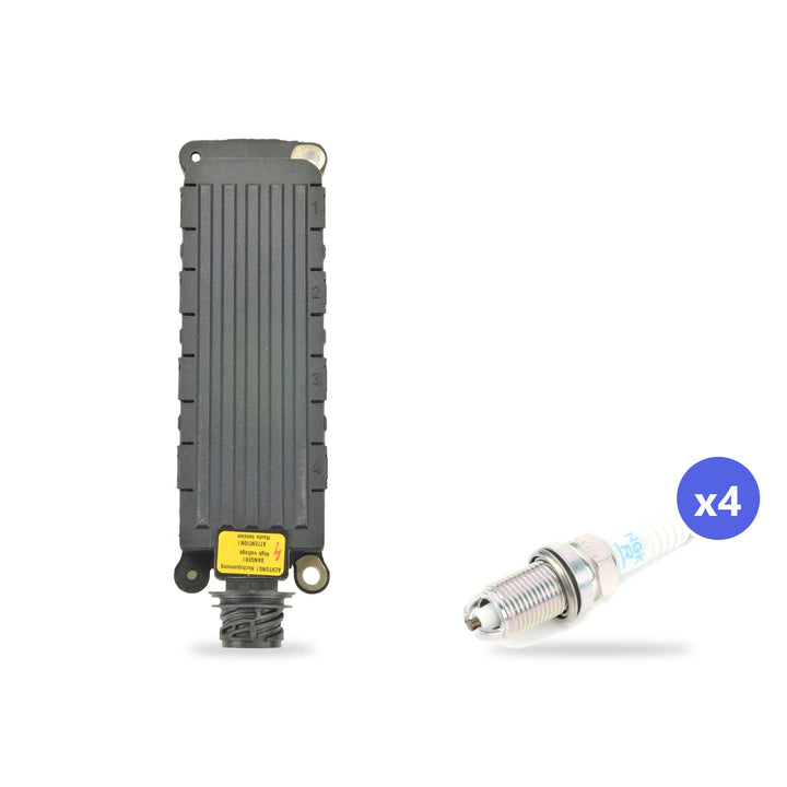 What's in the box: BMW M44 Ignition Coil and Spark Plug Kit 1996-1999: 1 Bosch 0 221 503 489 Ignition Coil, 4 NGK 2288 Spark Plugs