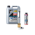 BMW N20/N26 oil change kit contents: 5 L Liqui Moly Special Tec B FE 0W-30, Hengst E61H D258 Filter, Liqui Moly Hydraulic Lifter Additive