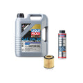 BMW N20/N26 oil change kit contents: 5 L Liqui Moly Special Tec B FE 0W-30, Hengst E61H D215 Filter, Liqui Moly Hydraulic Lifter Additive