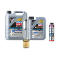 BMW N20/N26 oil change kit contents: 6 L Liqui Moly Special Tec B FE 0W-30, Hengst E61H D215 Filter, Liqui Moly Hydraulic Lifter Additive
