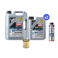 BMW N51/N52/N54/N55 oil change kit contents: 7 L Liqui Moly Special Tec B FE 0W-30, Hengst E61H D215 Filter, Liqui Moly Hydraulic Lifter Additive