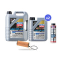 BMW S58 oil change kit contents: 7 L Liqui Moly Special Tec B FE 0W-30, Hengst E258H D379 Filter, Liqui Moly Hydraulic Lifter Additive
