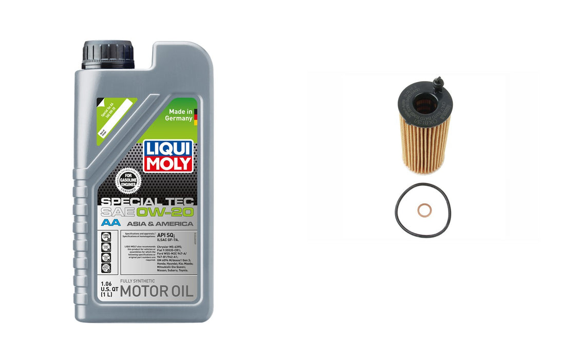BMW B46/B48 0W-20 Oil Change Kit - Liqui Moly oil + Mahle filter