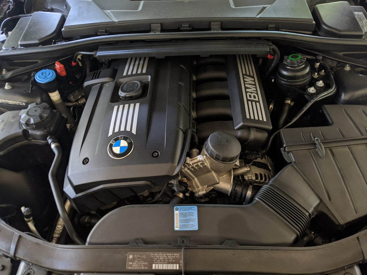 BMW N54 3.0L twin-turbo inline-six engine in a 1M Coupe