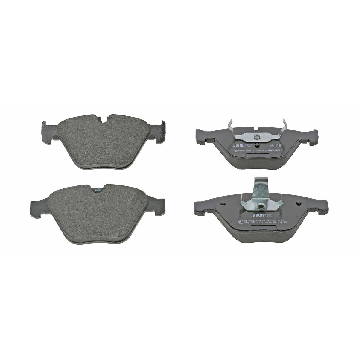 Jurid 571990J low-metallic front brake pad set, BMW 34116794916, photo 2