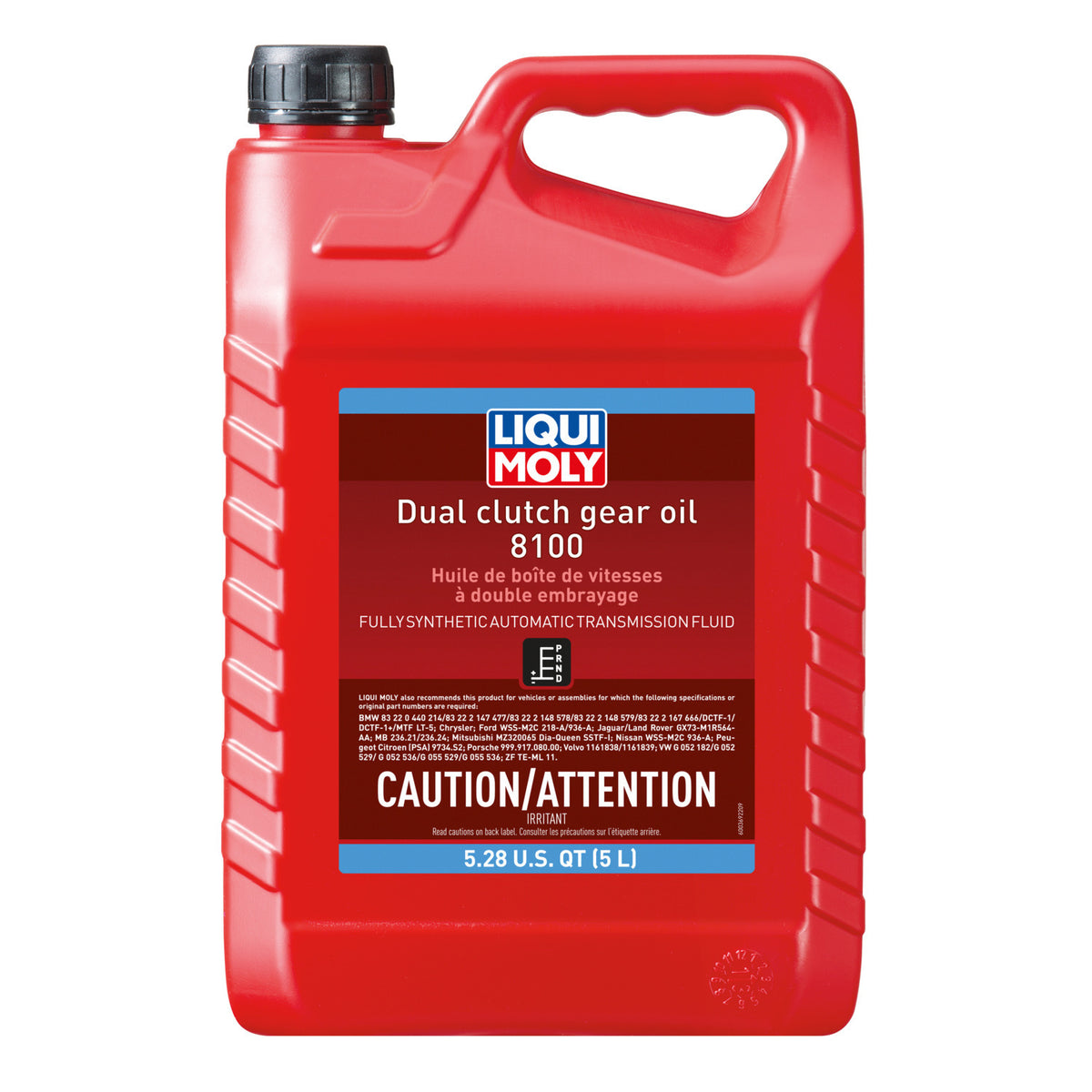 Liqui Moly Dual Clutch Gear Oil 8100, 5 liter plastic canister, part 20116