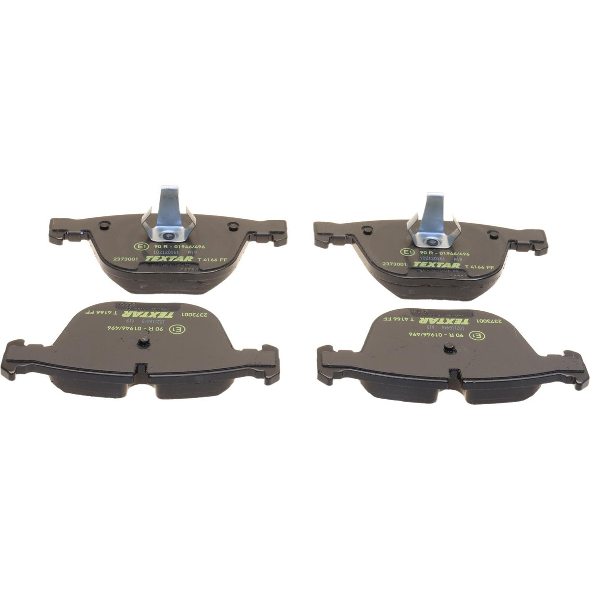 Textar 2373001 low-metallic rear brake pad set, BMW 34216768471