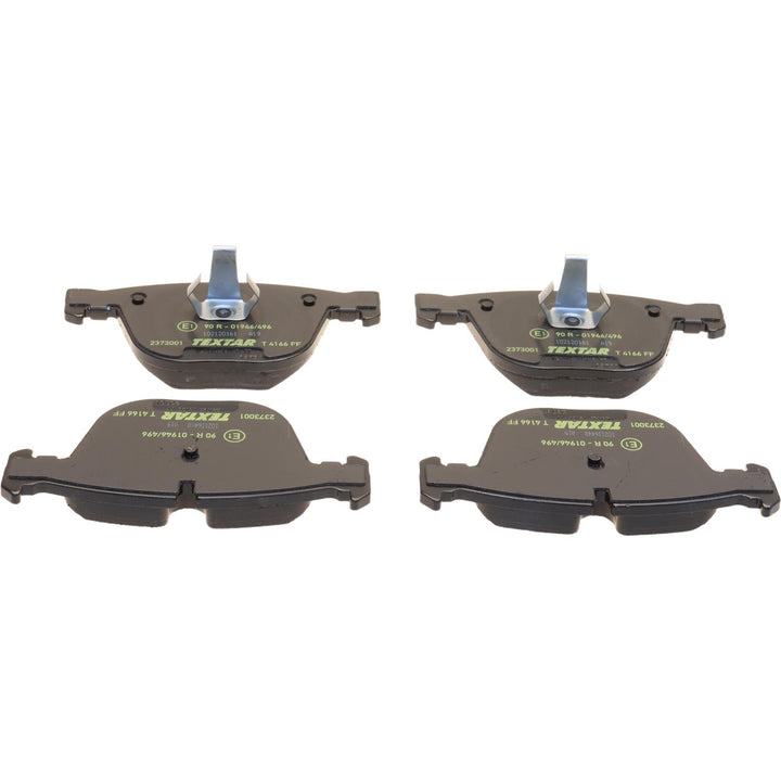 Textar 2373001 low-metallic rear brake pad set, BMW 34216768471