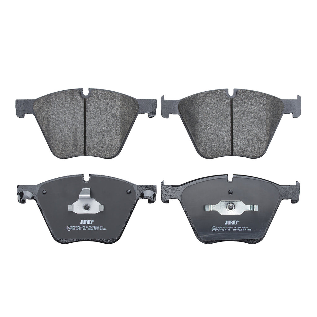 Jurid 573457J low-metallic front brake pad set, BMW 34116794464, photo 1