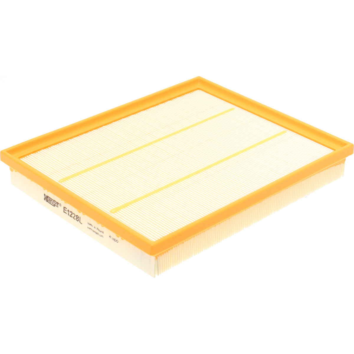 Hengst E1228L engine air filter, BMW 13717602643