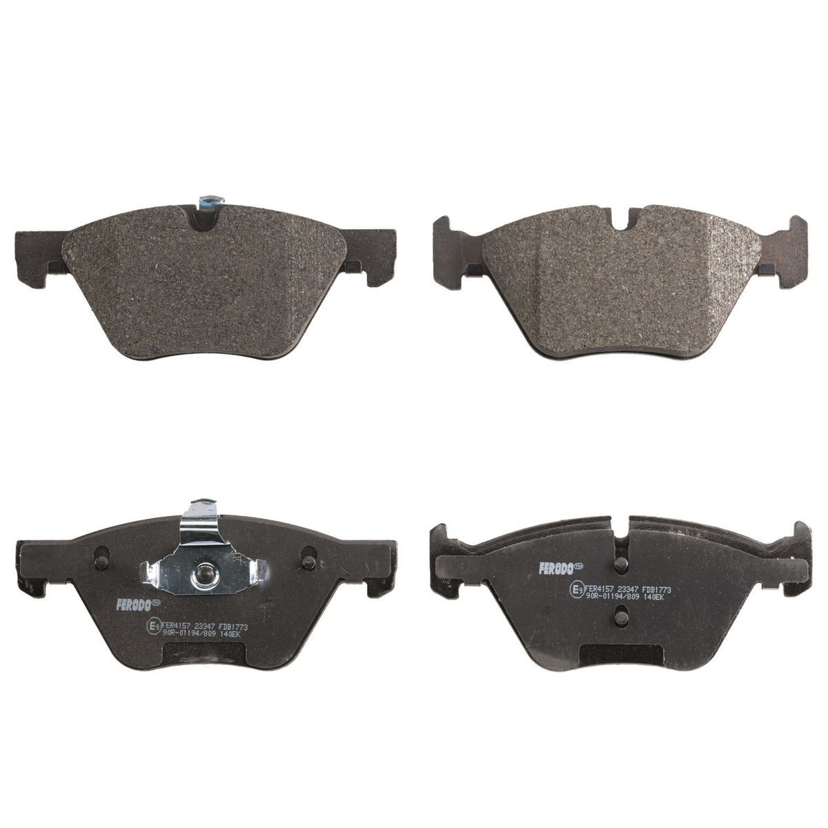 Ferodo FDB1773 low-metallic front brake pad set, BMW 34116771868