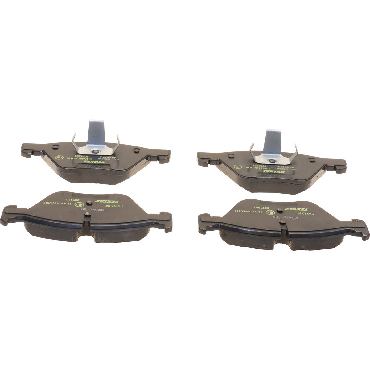 Textar 2379301 low-metallic front brake pad set, BMW 34116763617