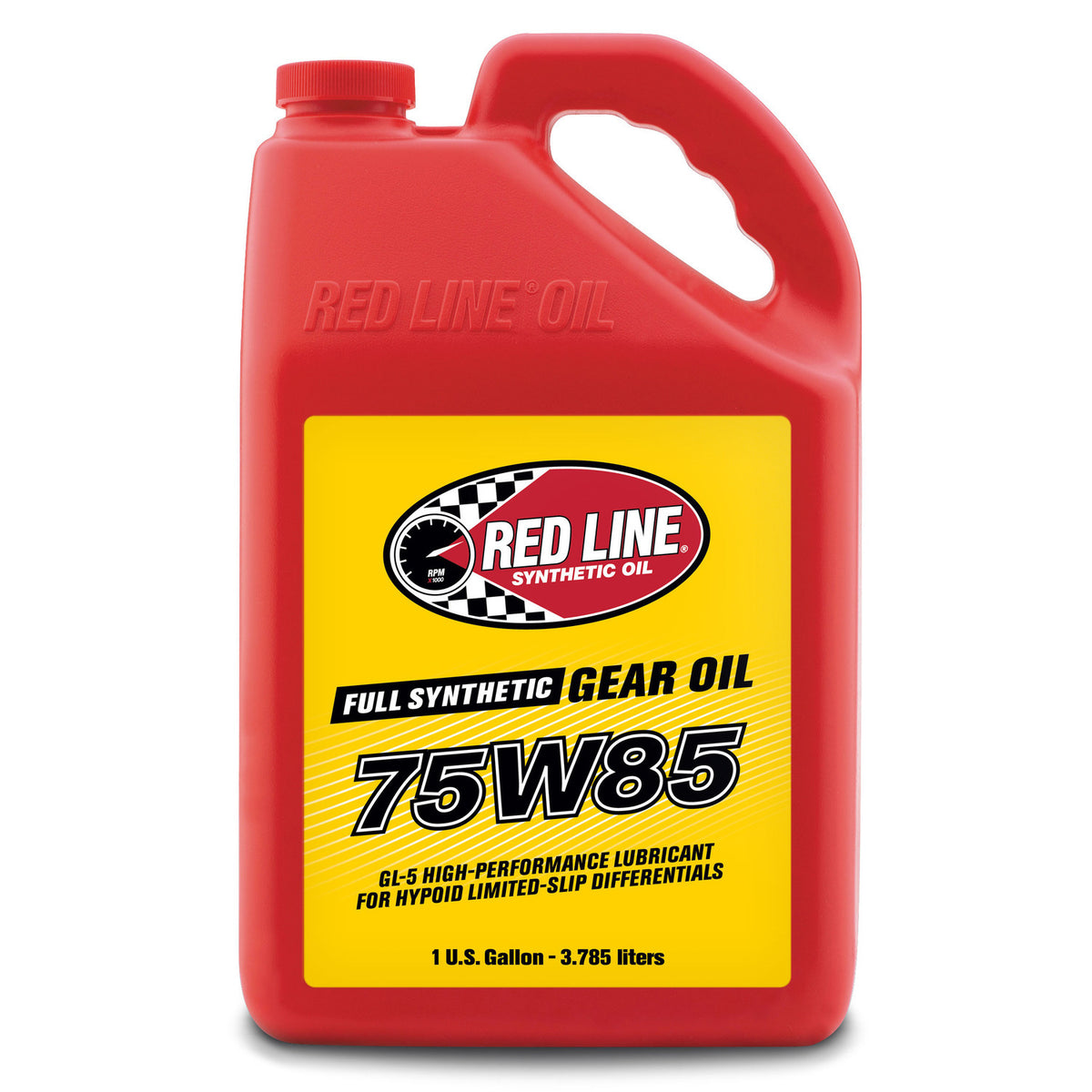 Red Line 75W85 GL-5 full synthetic gear oil, 1 US gallon jug, part 50105