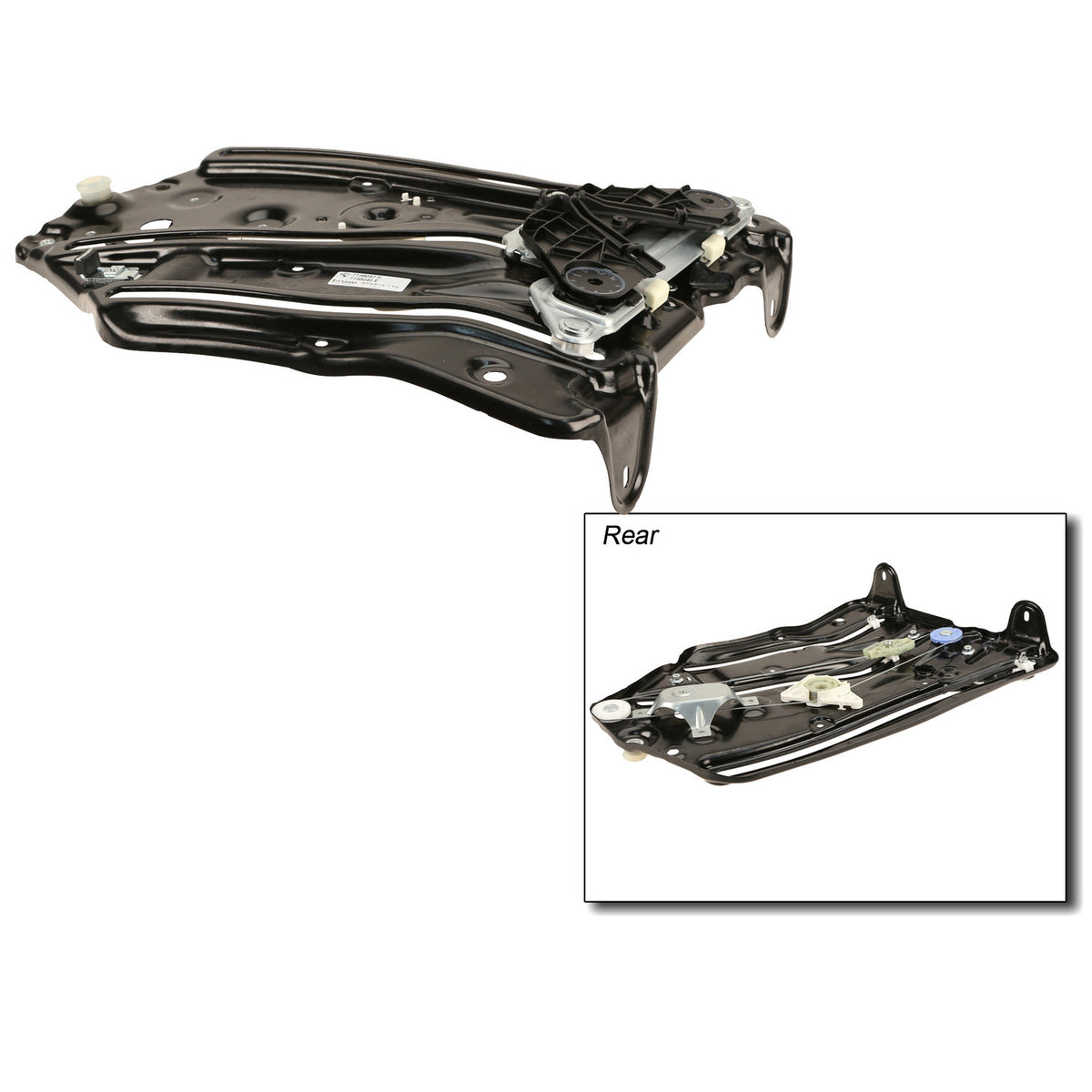 Genuine BMW 51-37-7-198-049 rear left power window regulator, BMW 51377198049