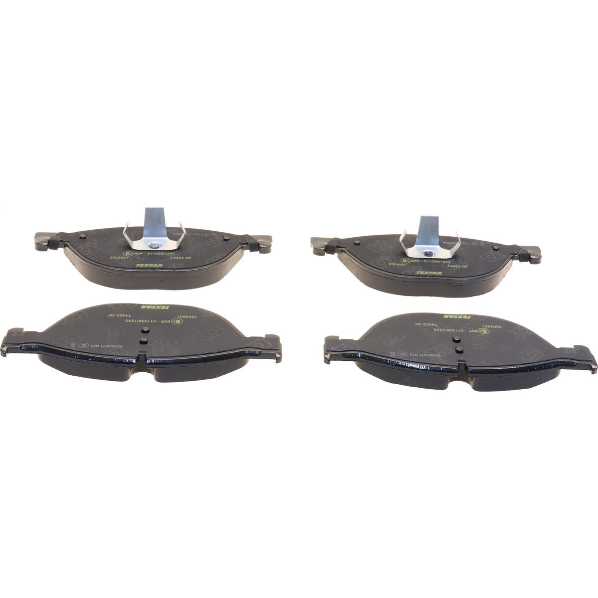 Textar 2504501 low-metallic front brake pad set, BMW 34116851269