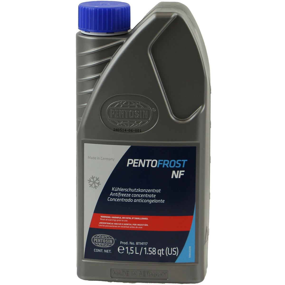 Pentosin Pentofrost NF antifreeze concentrate 8114117, 1.5 liter bottle, newer label design
