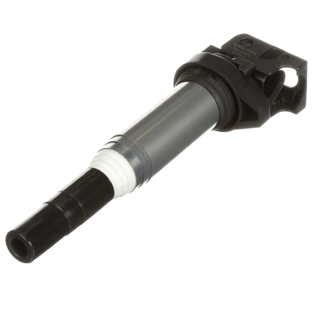 Coil photo: Delphi GN10571 direct ignition coil, part of an IA Euro ignition coil and spark plug kit