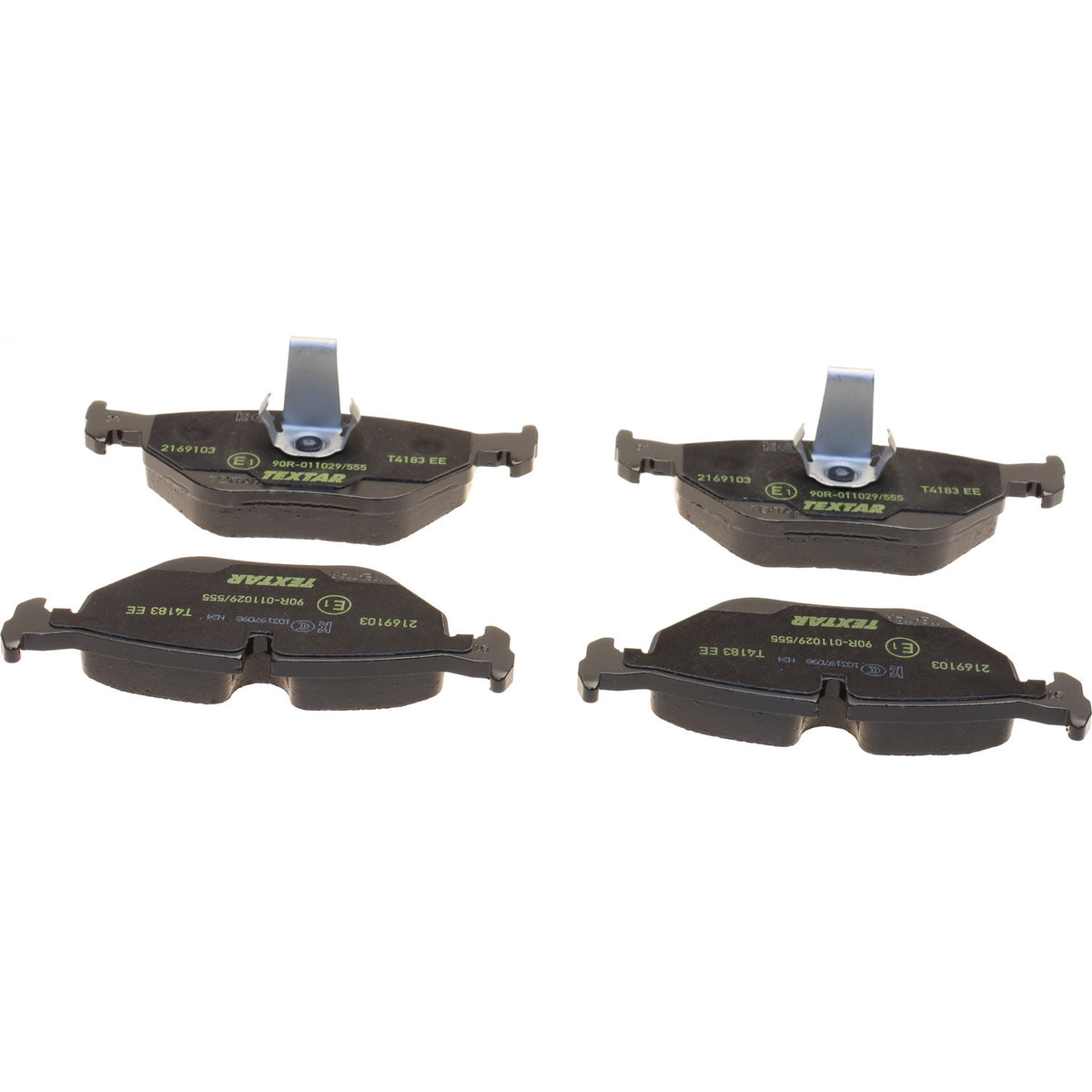 Textar 2169103 low-metallic rear brake pad set, BMW 34216761281