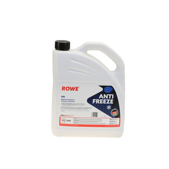 ROWE Hightec Antifreeze Coolant AN concentrate, 1 gallon jug, item 21066, label lists BMW N60069.0