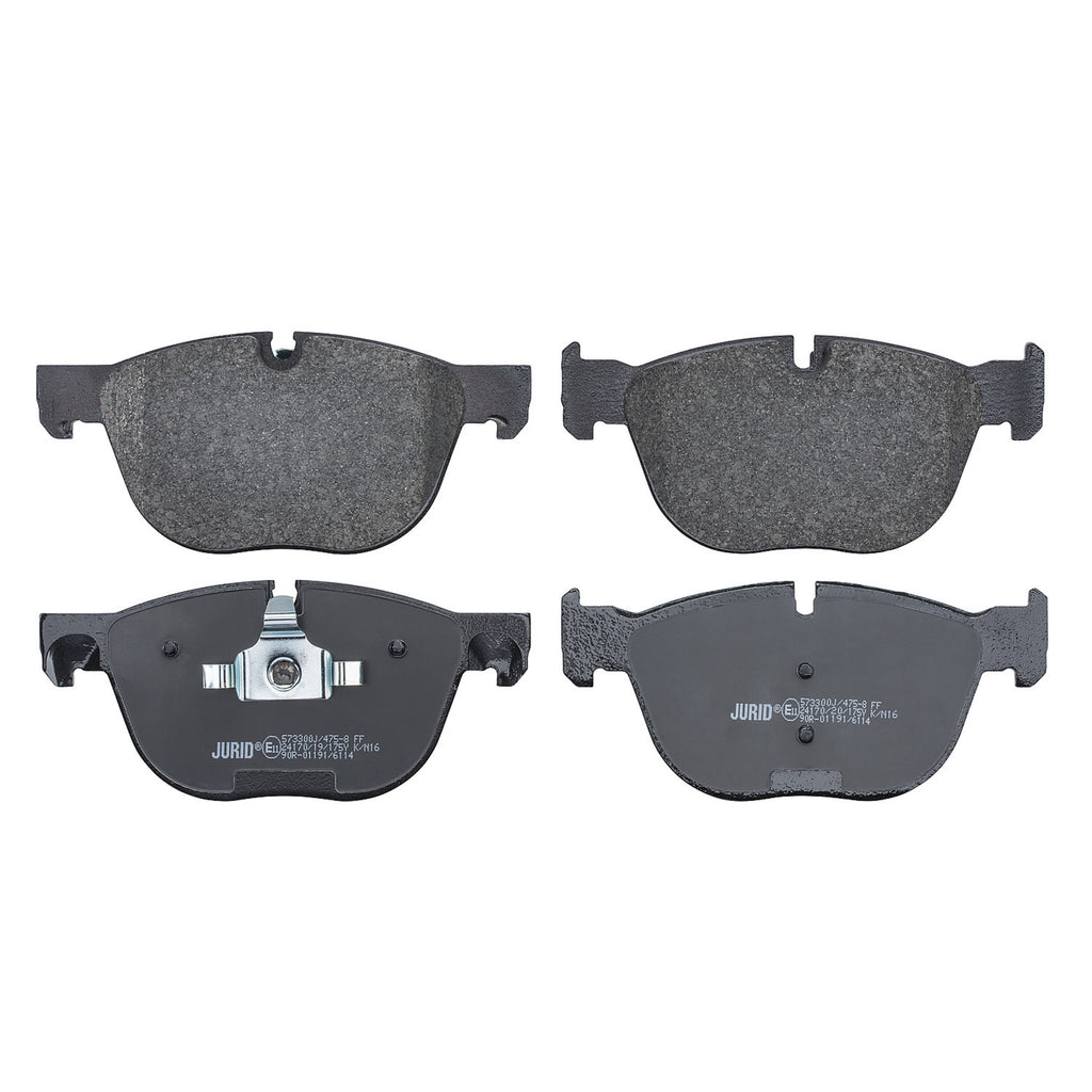 Jurid 573300J low-metallic front brake pad set, BMW 34116852253, photo 1