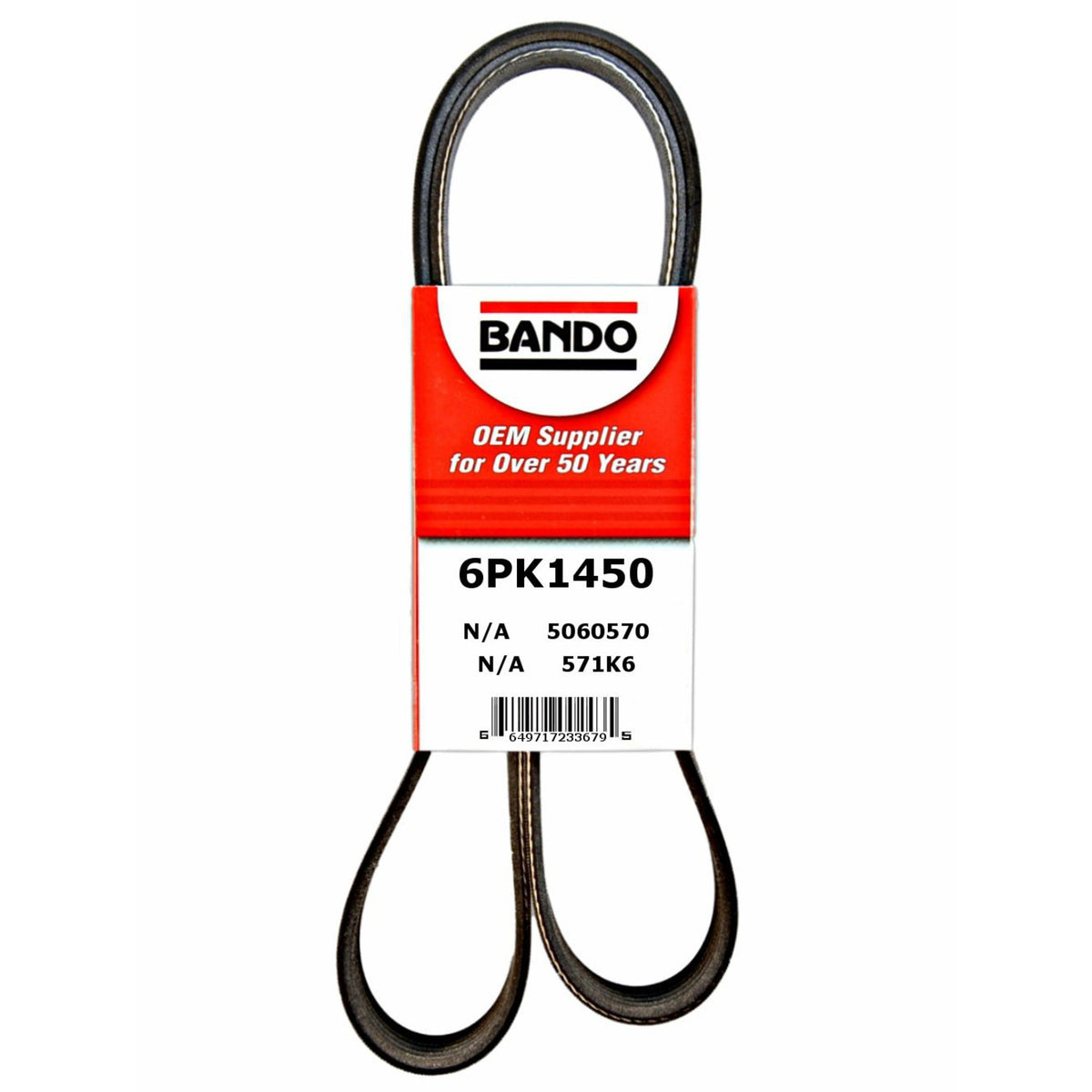 Bando 6PK1450 serpentine belt, BMW 11287636372, photo 2