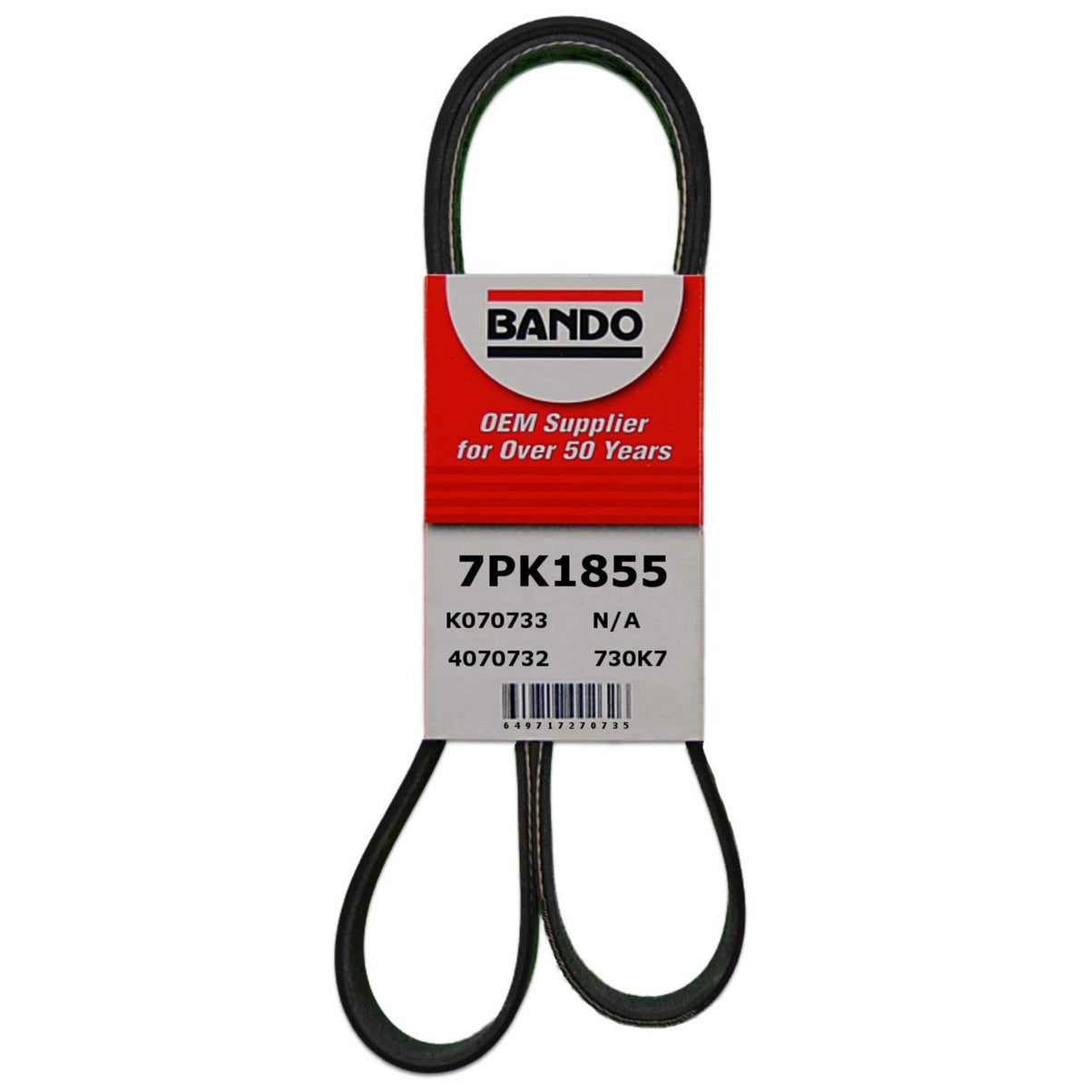 Bando 7PK1855 serpentine belt, BMW 11287628652, photo 1