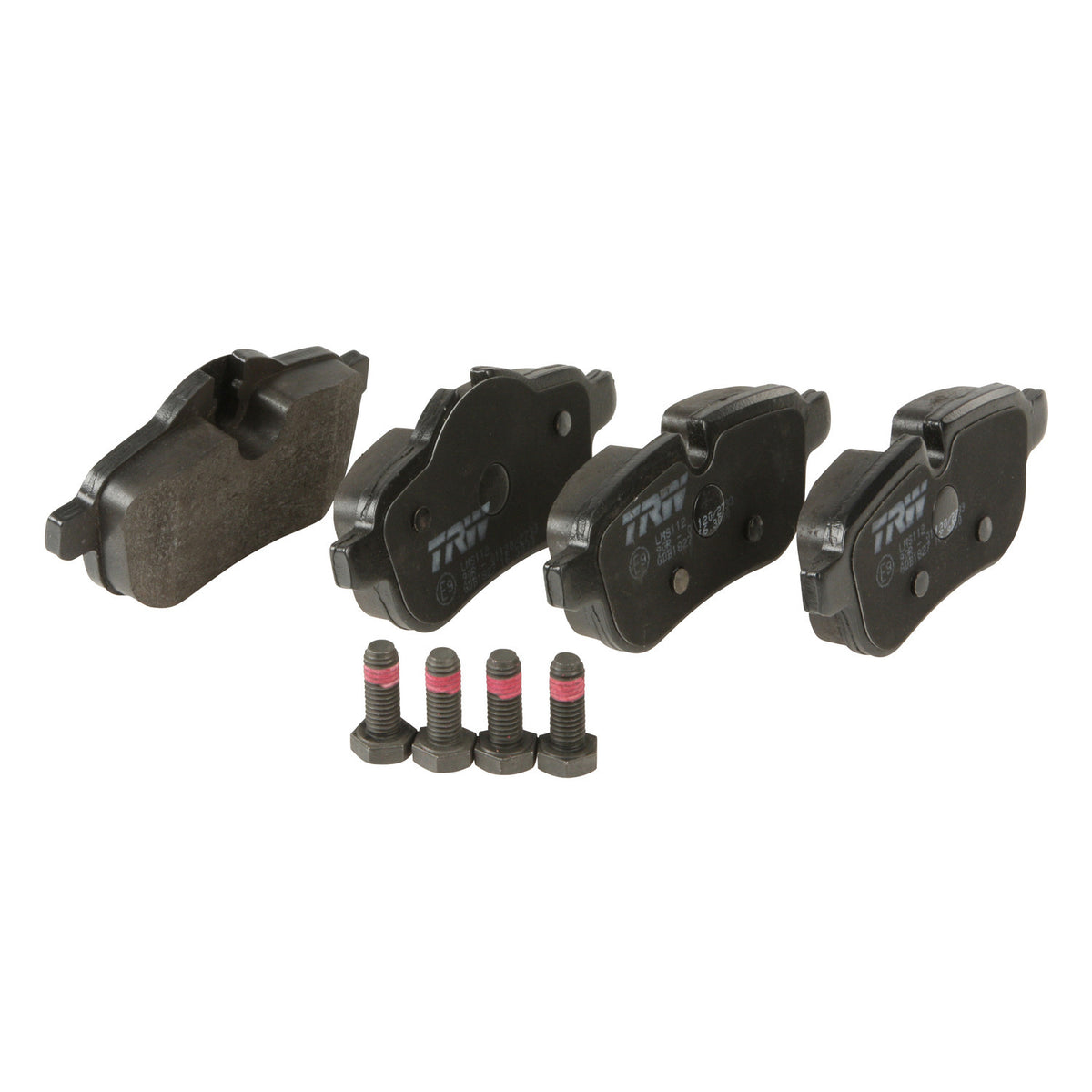 TRW GDB1827 semi-metallic rear brake pad set, BMW 34216788275