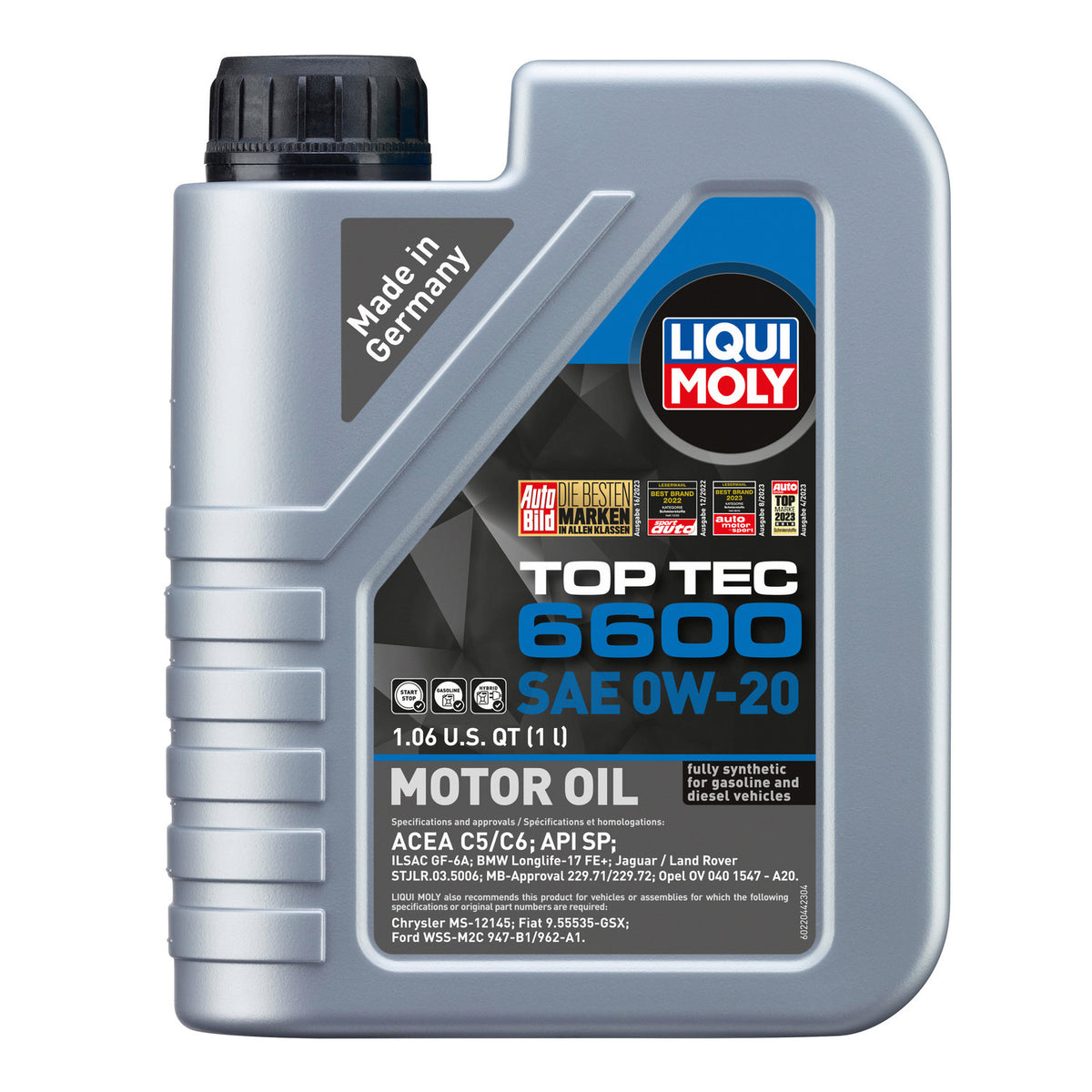 Liqui Moly Top Tec 6600 0W-20 1L 22044 in the BMW B58 oil change kit
