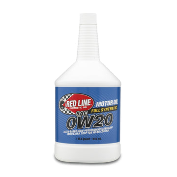 Red Line 0W20 full synthetic motor oil, 1 US quart (946 mL) bottle