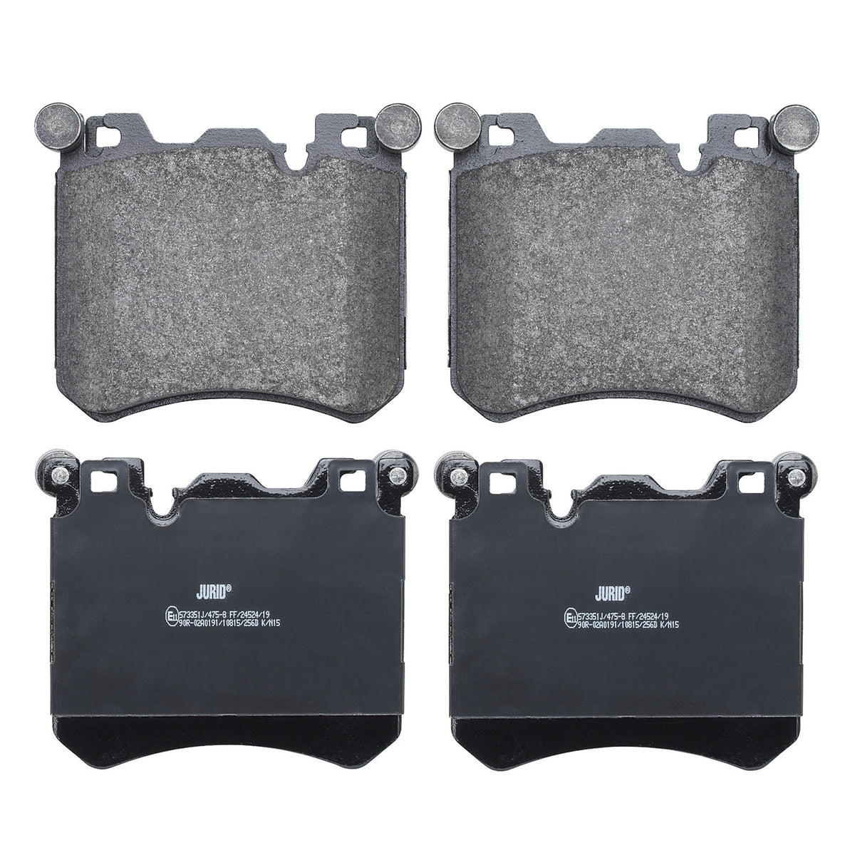 Jurid 573351J low-metallic front brake pad set, BMW 34116799964, photo 1