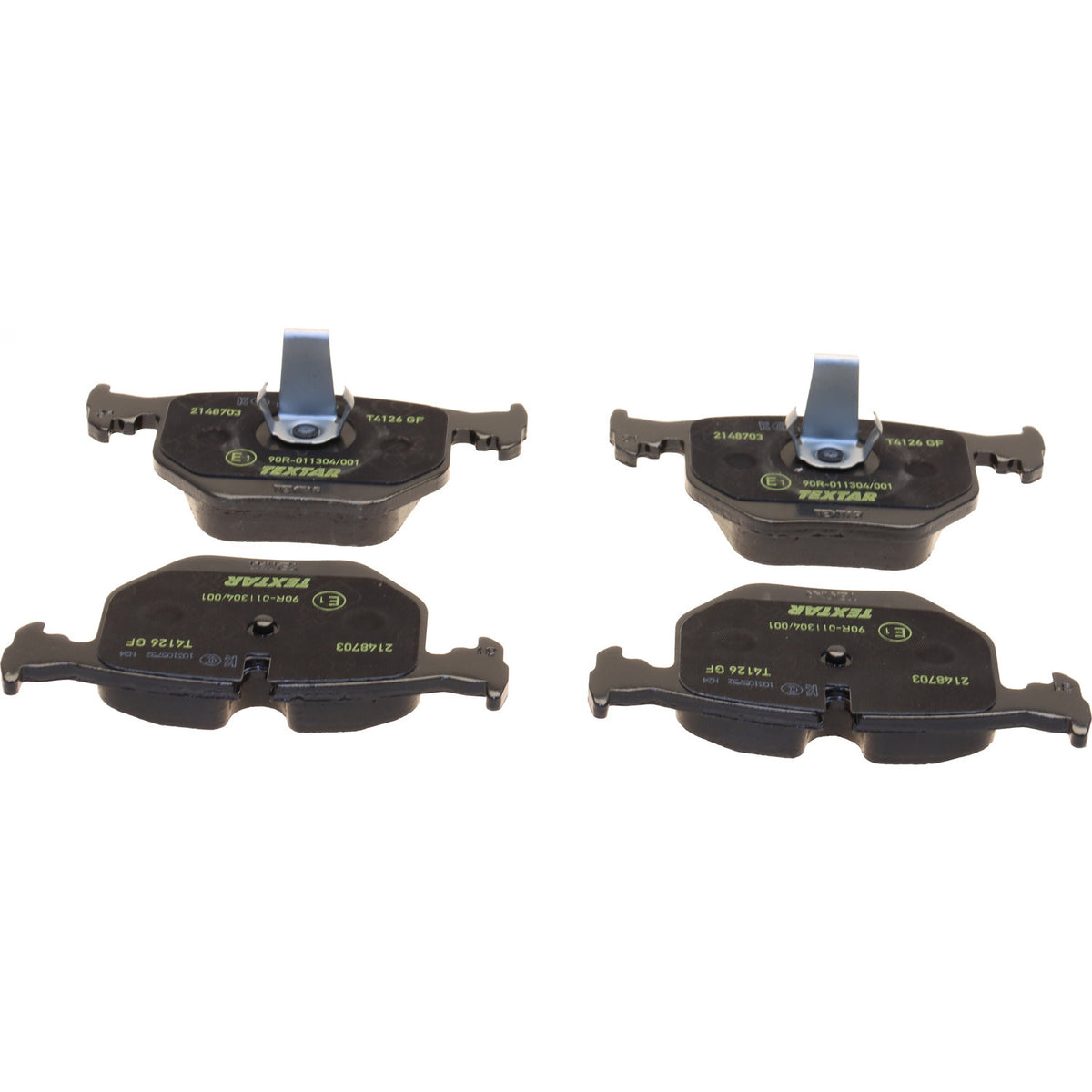 Textar 2148703 low-metallic rear brake pad set, BMW 34216761240