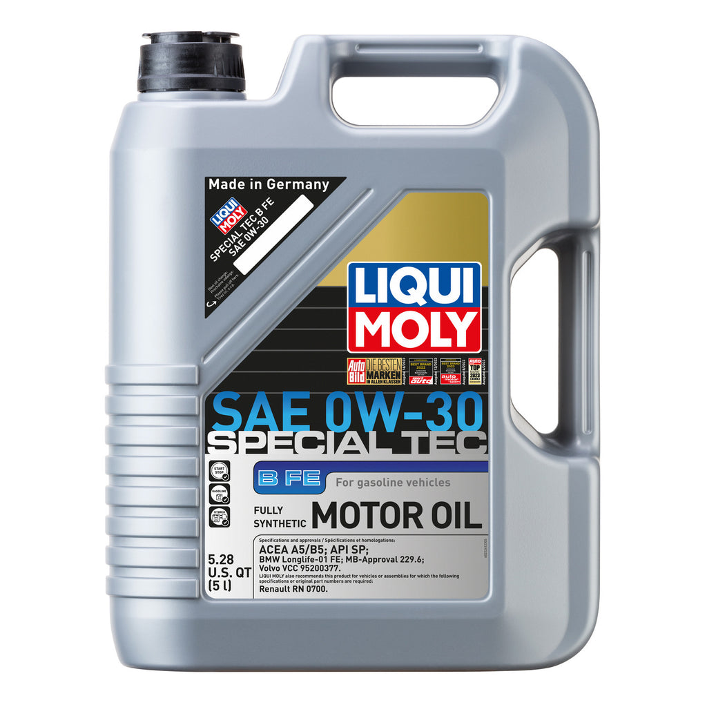 Liqui Moly Special Tec B FE 0W-30 5L 22261 in the BMW N55 S55 oil change kit