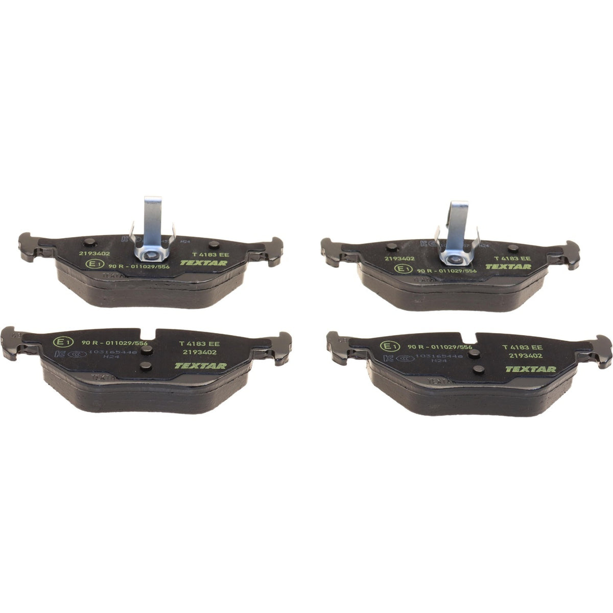 Textar 2193402 low-metallic rear brake pad set, BMW 34216778168
