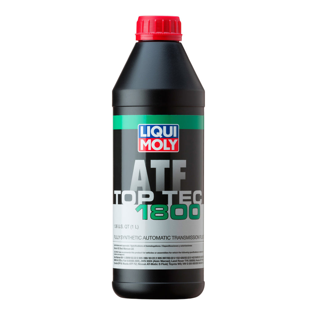 Liqui Moly Top Tec ATF 1800 automatic transmission fluid, 1 liter (1.06 US qt) can, alternate label print